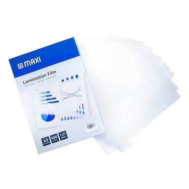 Maxi A3 Lamination Film Pouch Clear 100 PCS