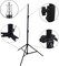 Coopic L280 280cm/2.8m Heavy Duty Aluminum Alloy Photo Studio Light Stand With 1/4&quot; Screw For Strobe Lights, Studio Kits, Flash, LED Video Light, Softbox, Reflectors, Umbrella.