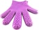 Generic Heat Resistant Waterproof Grip Silicone Cooking Gloves Oven Mitts For Bbq Dishwash Purple