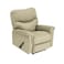 In House Velvet Classic Recliner Chair - Dark Ivory - NZ110