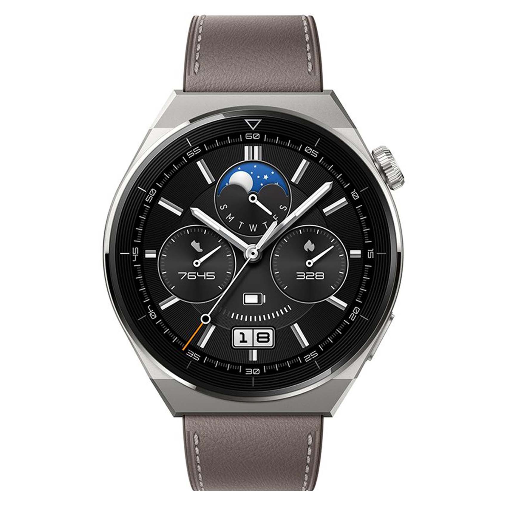 Buy Huawei GT3 Pro Odin Classic Smartwatch Grey Online | Carrefour UAE
