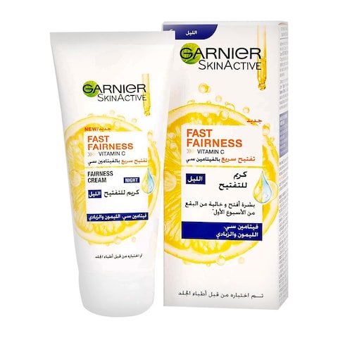 Garnier Skinactive Fast Fairness Bright Night Cream White 50ml