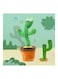 Xiuwoo Cute Electric Dancing Cactus Plant Stuffed Toy Magical Music And Light