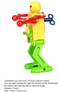 Generic Kids Classic Windup Clockwork Toy-Dancing Robot
