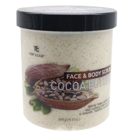 Top Class Cocoa Butter Face And Body Scrub 450g