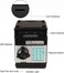 Setibre Piggy Bank, Electronic Atm Password Cash Coin Can Auto Scroll Paper Money Saving Box Toy Gift For Kids (Black)