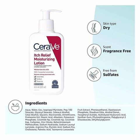 Cerave Itch Relief Moisturizing Lotion 237ml