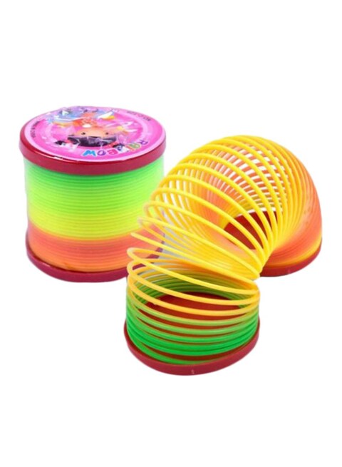 Generic Rainbow Educational Spring Ring Toy