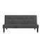 In House Yoomi 2 In 1 Sofabed Velvet Upholstered - Dark Grey