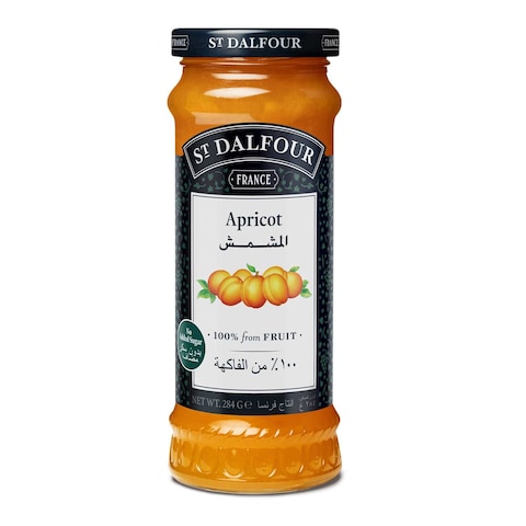 Buy St. Dalfour Thick Apricot Fruit Jam 284g in UAE