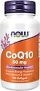 Now Supplements, Coq10 50 Mg, Pharmaceutical Grade, All-Trans Form Produced By Fermentation, 100 Softgels