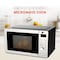 AFRA Microwave Oven With Digital Control, 30L,1200W - Multiple Power Levels, Compact Design With Oven Grill And Quick Defrost Feature, ROHS, And CB Certified, AF-3012MWSL, With 2 Years Warranty