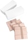 Supvox 400Pcs Paper Wax Waxing Strips Paper Wax Strips Professional Waxing Paper Leg Body Bikini Face (200 Pieces Hair Removal Paper + 200 Pcs Wax Sticks)