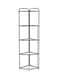 Almufarrej 5-Layer Storage Rack Black 156 x 51 x 35cm