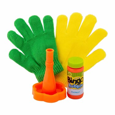 لعبة الفقاعات المتقافزة مع قفازات للاطفال من بينجو - متعددة الالوان