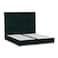 In House Berlin Linen Bed Frame - Queen - 200x150cm - Dark Green