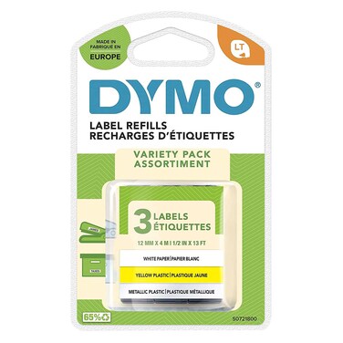 Dymo LetraTag 3 Label Refill Multicolour 0.012x4m