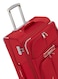 Senator Soft Shell Trolley Luggage Set of 3 For Unisex Ultra Lightweight Expandable Suitcase With 4 Wheels LL003 Red