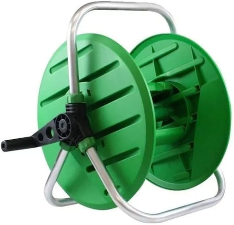 Trapp Brazil Wall Mounted Hose Reel, Handy Reel, Garden Water Pipe Hose Reel Cart, Garden Hose Cart- EM60, Your Local UAE Distributor