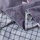 RISHAHOME 6 Piece Double Size Duvet Cover Set Microfiber 200x230 cm Spun Pearl