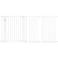 Baby Safe - Metal Safety LED Gate w/t 30 cm + 45 cm Extension - White