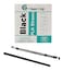 Straight PLA Straws Black 197mm*8mm 500Pcs