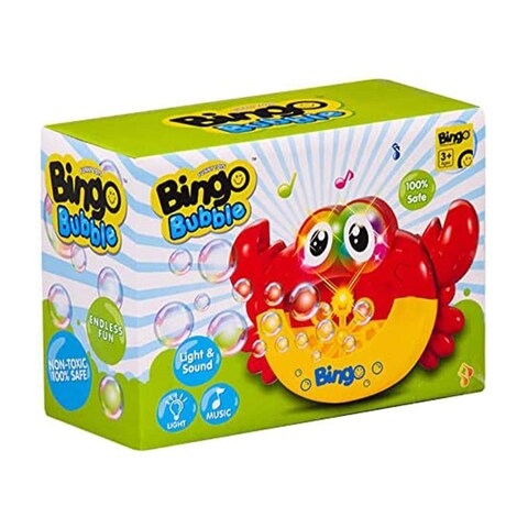Bingo Bubble Machine Crab With Light and Music