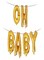 Generic Oh Baby Patterned Decoration Party Balloon