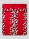 Rishahome 3-Piece Printed 180 TC Cotton Bedsheet Set Queen Size, Premium Collection, 1 Bedsheet+2 Pillow Cases, Cerise Red