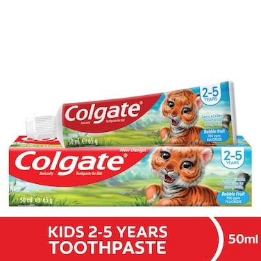 Colgate Kids Bubble Fruit 2-5 Years 50ml