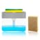 Soap Pump Dispenser Sponge Holder andDishcloth Cellulose Sponge Cloths,Kitchen Dish Soap Dispenser + Sponge Holder 2-in-1,Good Grips Soap Dispensing Sponge Holder,13 Ounces
