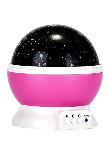 Generic Rotating Star Light Led Table Lamp White/Black/Pink