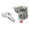 Home Pro Chrome Plated Shattaf Set With Adjustable Hose Silver