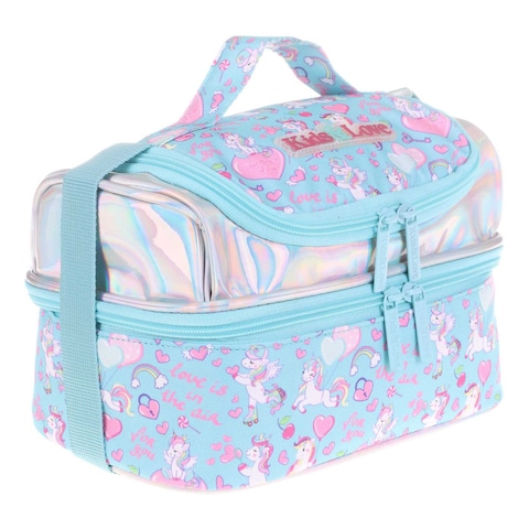 Kaukko Kids and Love Unicorn Printed Lunch Box Bag
