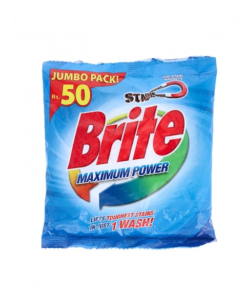 Brite Maximum Power Detergent Powder 115 gr