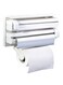 Generic Triple Roller Kitchen Paper Dispenser White