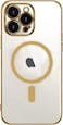 KST Design for iPhone 13 Pro Magsafe Classic Series Clear Case Easy Stick, 6D Plating, 7Colorful (iPhone 13 Pro, Gold)