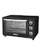 Techno Best Electric Oven With Double Glass Door, 60L, 2000W, BEO-060, Black