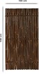 Egardenkart&reg; Premium Half Split Bamboo Panel Fence - Natural and Sustainable Outdoor Privacy Screen (H240xL100, Natural)