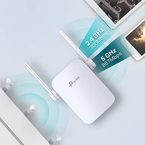 TP-Link | AC1200 WiFi Range Extender | Up to 1200Mbps Speed | Dual Band Wireless Extender, Repeater, Signal Booster, Access Point| Easy Set-Up | Extends Internet Wi-Fi (RE305)