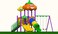Colorland Toys Outdoor Children Playground Set Garden Climbing Frame Swing Slide -  CLT-12050