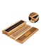Generic - Wooden Incense Stick Burner Case Storage Box Brown 23.8 x 5.8 x 4.5centimeter
