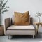 Luna Home 1 Piece 50*50cm Size, 100% Linen Cushion Cover, Solid Brown Bean