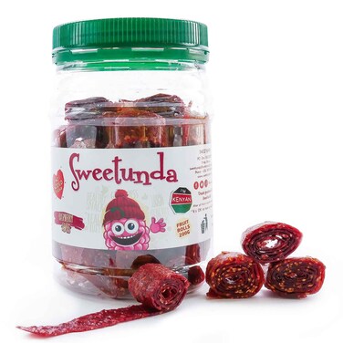 Sweetunda Raspberry Rolls Tub 230g
