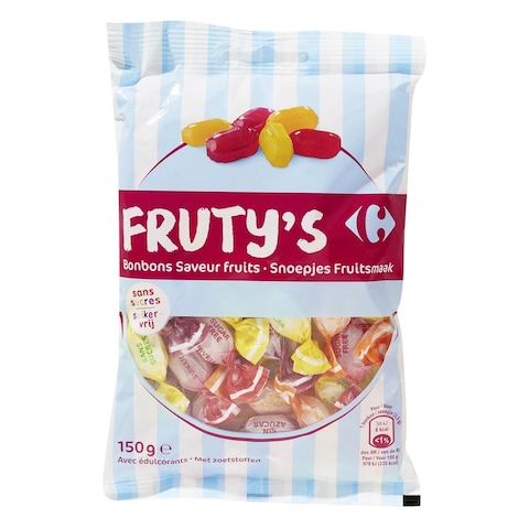 Carrefour Candy Fruit Sugar Free 150GR