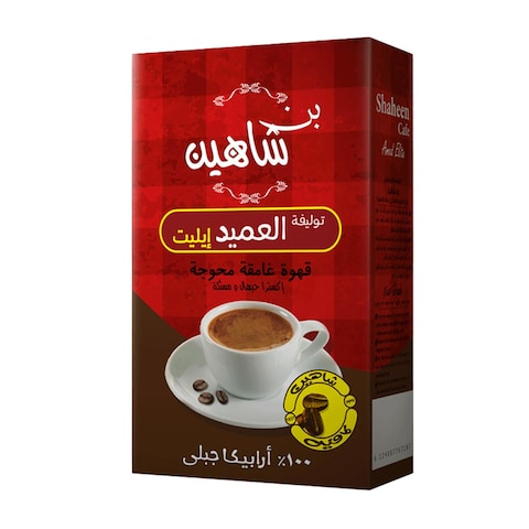 شاهين قهوة غامقة محوجة بالحبهان و المستكة - 250 جرام