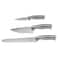 Andlig - 3-Piece Knife Set, Light Grey, White