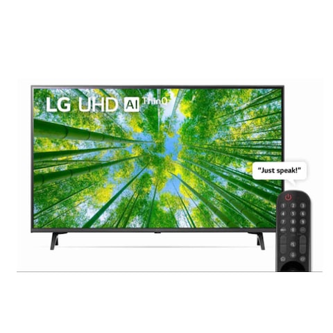LG UHD 4K | 43 Inch | UQ80 Series| 4k Ultra HD | Sleek &amp; Slim Design | Active HDR | WebOS | ThinQ