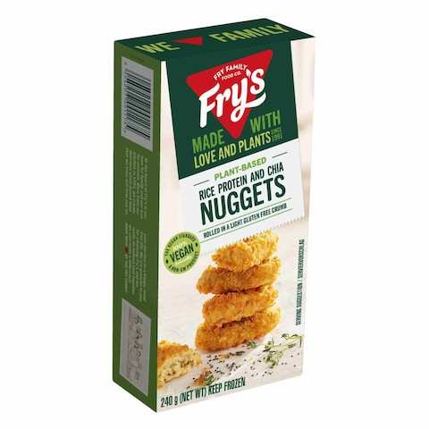 Fry&#39;S Vegan Gluten Free Chia Nuggets 240G