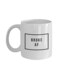 muGGyz Soyuz-Tma Cross Section Printed Ceramic Coffee Mug White
